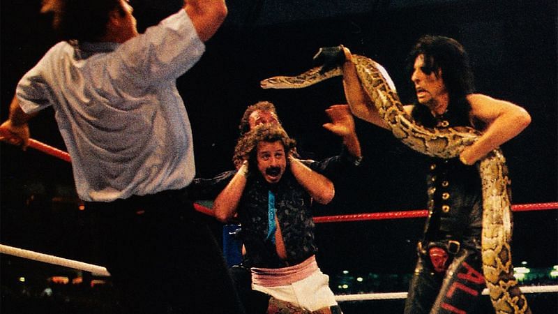 Alice Cooper famously accompanied Jake